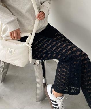 レースフレアパンツ