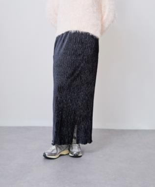 ベロアプリーツスカート