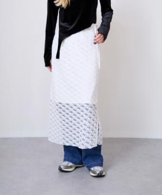 リバーシブルレーススカート