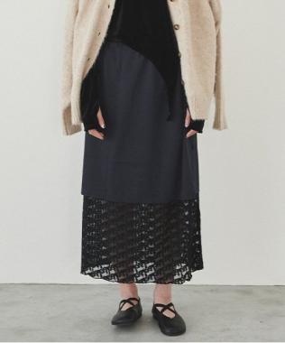 リバーシブルレーススカート