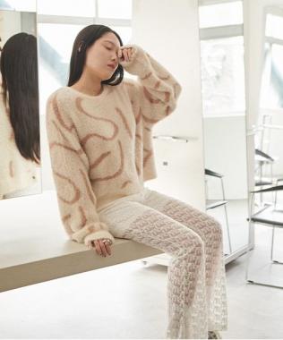 シャギーニュアンスカーディガン