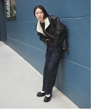 リバーシブルボアブルゾン