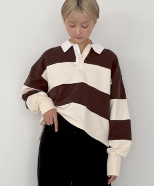 スウェットポロシャツ