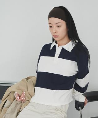 スウェットポロシャツ