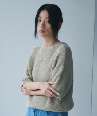 ラメニットカーディガン