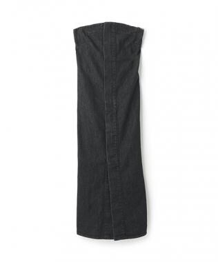 デニムビスチェワンピース