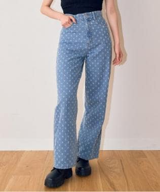 アイレットワイドパンツ【韓国ファッション】