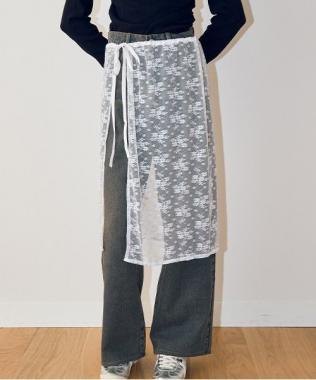 レース巻きスカート【韓国ファッション】