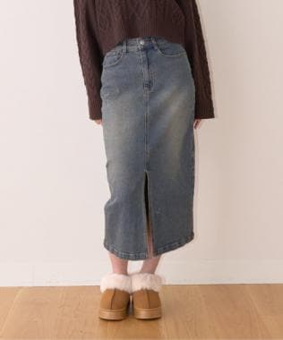 デニムロングスカート【韓国ファッション】