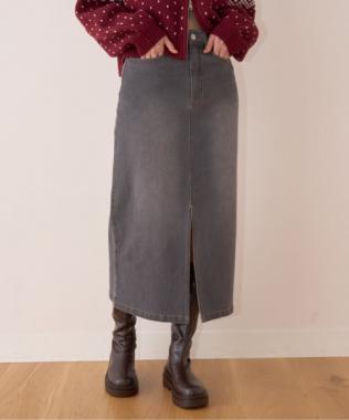 デニムロングスカート【韓国ファッション】