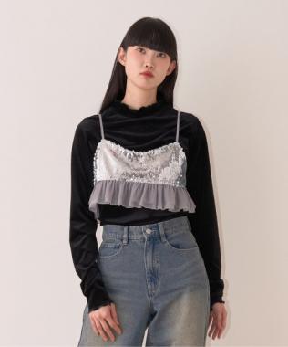 スパンコールビスチェ【韓国ファッション】