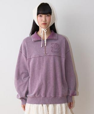 ハーフZIPプルオーバー【韓国ファッション】
