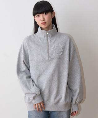 ハーフZIPプルオーバー【韓国ファッション】