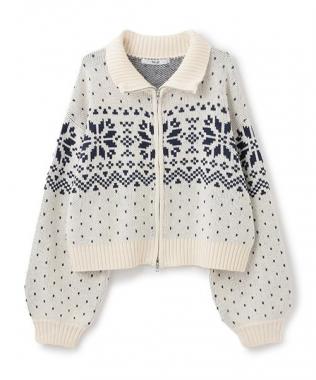 ノルディックZIPニット【韓国ファッション】