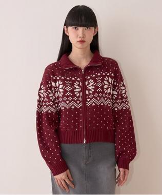 ノルディックZIPニット【韓国ファッション】