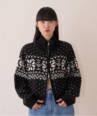 ノルディックZIPニット【韓国ファッション】