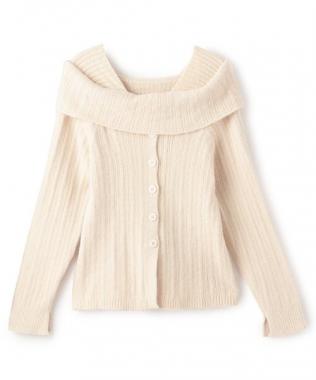 オフショルレイヤードニット【韓国ファッション】