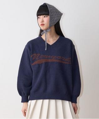 ニューヨークVネックニット【韓国ファッション】