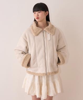 ムートン風ジャケット【韓国ファッション】