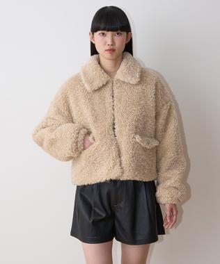 プードルフェイクファーコート【韓国ファッション】