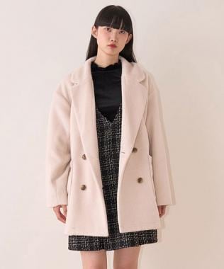 FEKETE ウール ジャケット コート ブラック 黒 ワンピース 韓国 FEKETE ウール ジャケット コート ブラック 黒 ワンピース 韓国 FEKETE