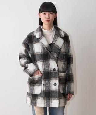 フェイクウールジャケットコート【韓国ファッション】 | Mi-je（ミジェ）