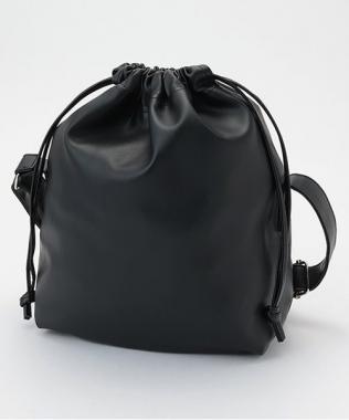 合皮巾着ショルダー【韓国ファッション】