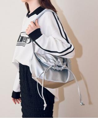 合皮巾着ショルダー【韓国ファッション】