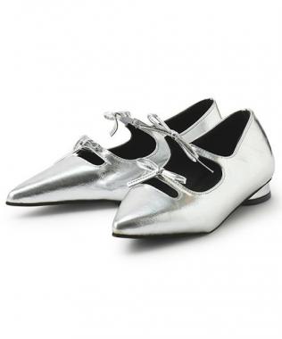 ダブルリボンパンプス【韓国ファッション】