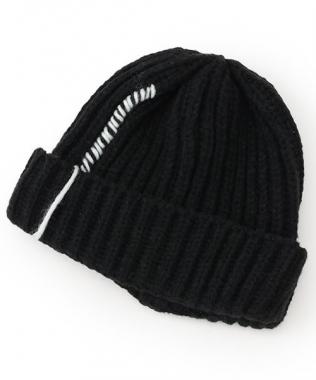 ステッチラインニット帽【韓国ファッション】