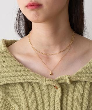 2連チェーンネックレス【韓国ファッション】