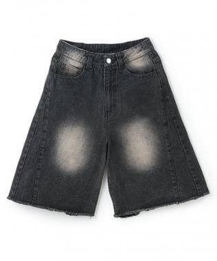 ViVi9月号掲載デニムハーフパンツ【韓国ファッション】