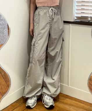 サイドラインカーゴパンツ【韓国ファッション】