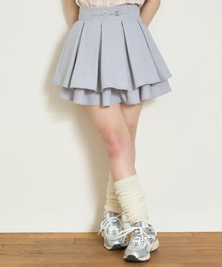 ハイウエストプリーツスカート【韓国ファッション】