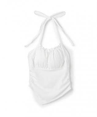 ギャザーホルターブラトップ【韓国ファッション】