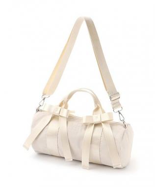 リボンつき2WAYボストン【韓国ファッション】