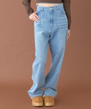 レースポケットデニムパンツ【韓国ファッション】