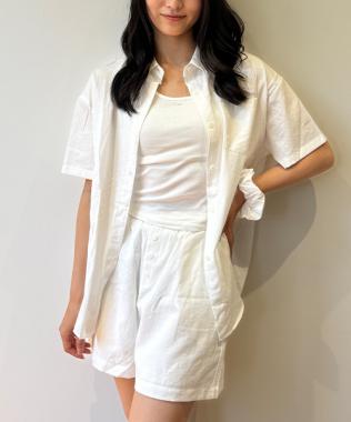 シュシュつきシャツインナーセット【韓国ファッション】