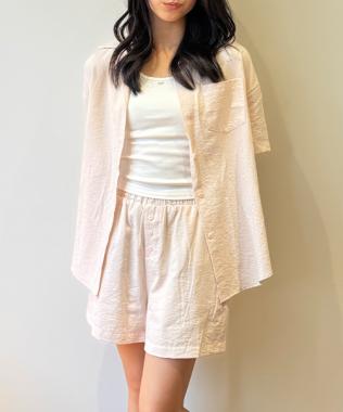 シュシュつきシャツインナーセット【韓国ファッション】