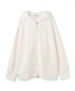 ロゴ刺繍ルーズパーカ【韓国ファッション】