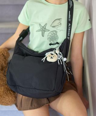 テープロゴショルダー【韓国ファッション】