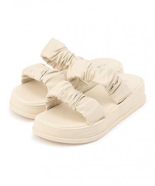 ギャザーバンドサンダル【韓国ファッション】