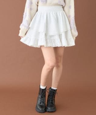 ティアードフリルミニスカート【韓国ファッション】