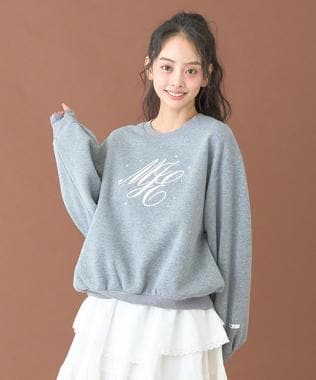 ニュアンスロゴトレーナー【韓国ファッション】