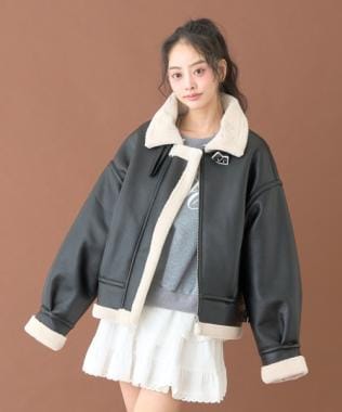 ムートンジャケット【韓国ファッション】