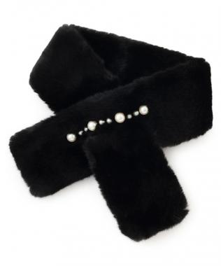 パールラインファーティペット【韓国ファッション】