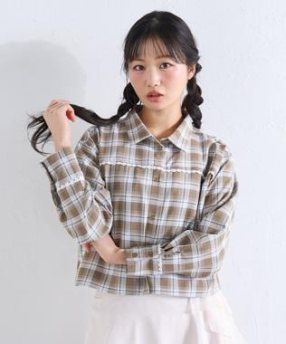 チェックシャツ＆ビスチェセット