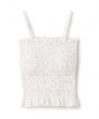 シャーリングキャミソール