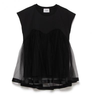 チュールドッキングTシャツ