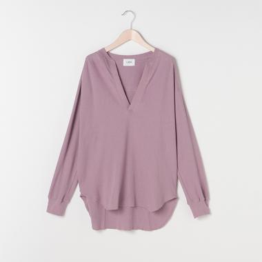 オーガニックコットン VネックサマールTシャツ